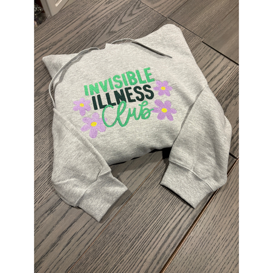 Invisible Illness Club- Gildan SF000 Crew/Gildan SF500 Hoodie– Embroidery