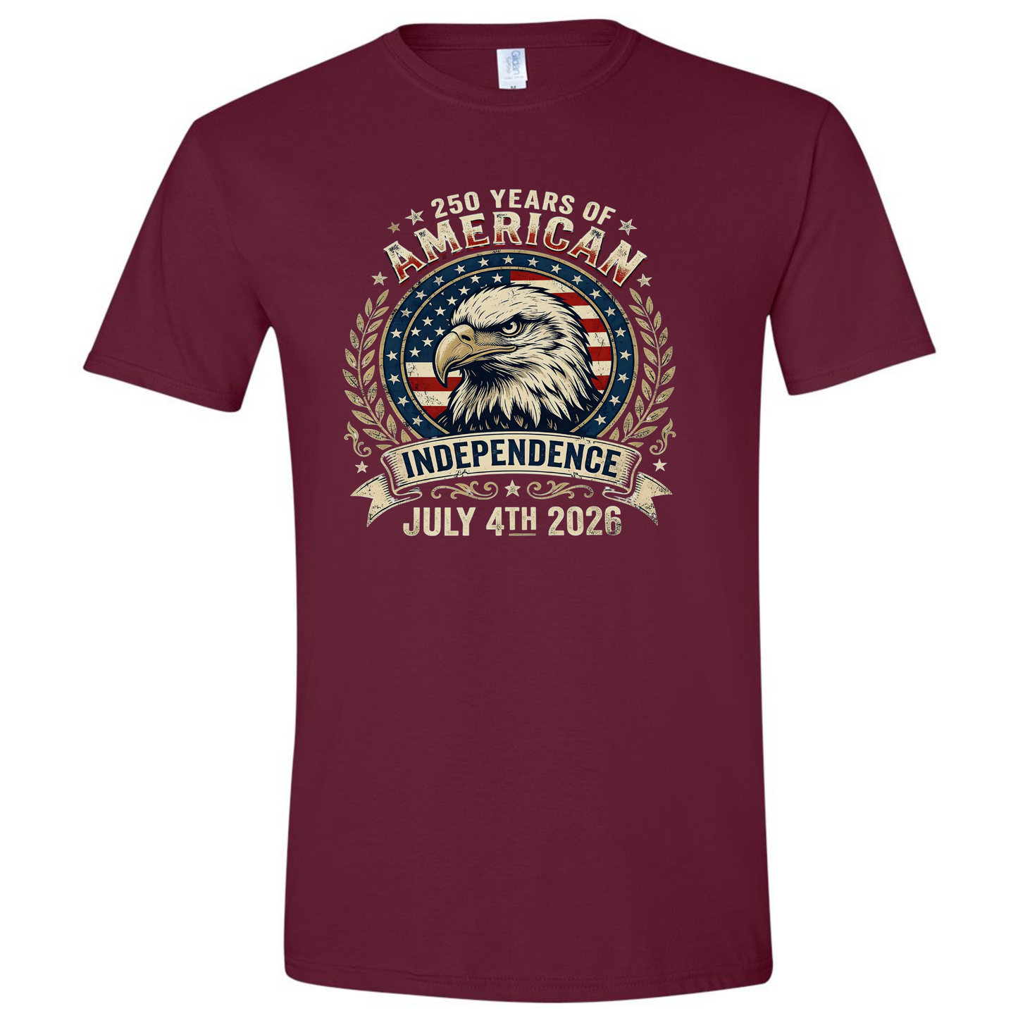 250 Years of American Independence July 4th 2026- Gildan Softstyle 64000 /Comfort Colors 1717-T-Shirts-DTF