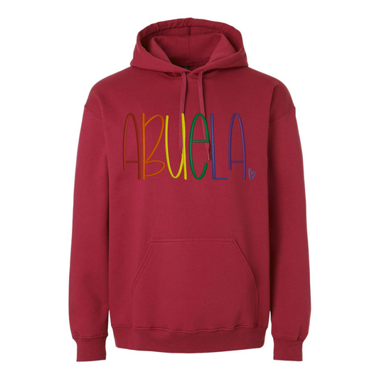Abuela- Gildan SF000 Crew/Gildan SF500 Hoodie– Embroidery