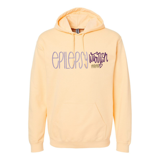 Epilepsy Warrior Mom- Gildan SF000 Crew/Gildan SF500 Hoodie– Embroidery