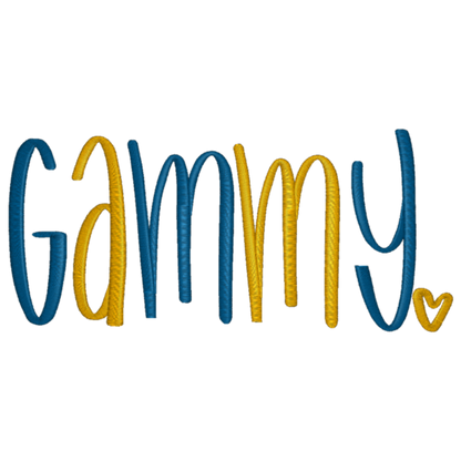 Grandma/Grams/Granny/Grammy/Gammy/Gammie - Gildan SF000 Crew/Gildan SF500 Hoodie– Embroidery