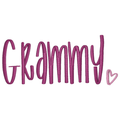 Grandma/Grams/Granny/Grammy/Gammy/Gammie - Gildan SF000 Crew/Gildan SF500 Hoodie– Embroidery