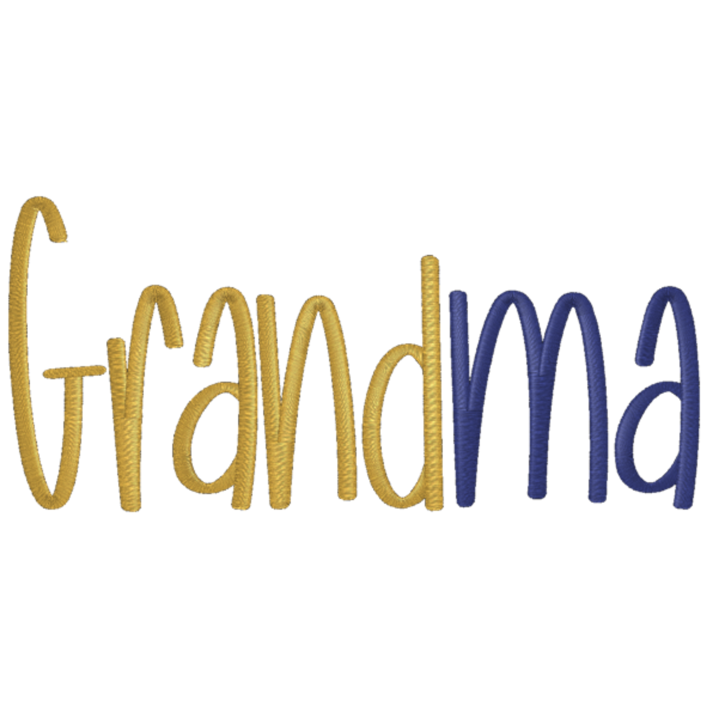 Grandma/Grams/Granny/Grammy/Gammy/Gammie - Gildan SF000 Crew/Gildan SF500 Hoodie– Embroidery
