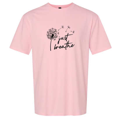 Just Breathe - Comfort Colors 1717 T-Shirt – Embroidery