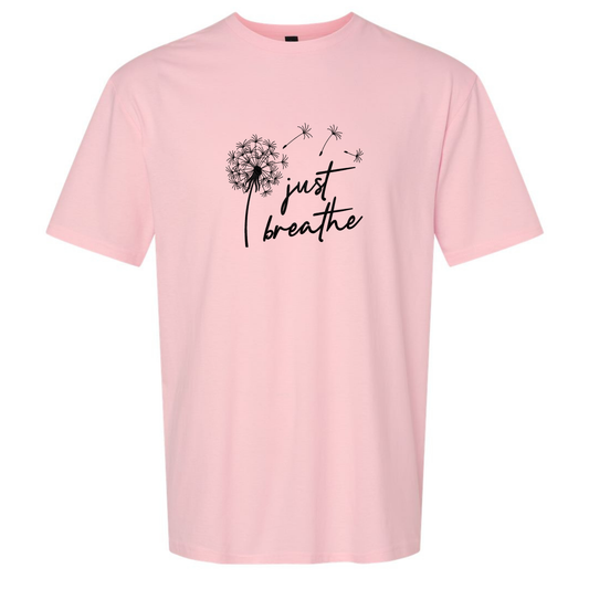 Just Breathe - Comfort Colors 1717 T-Shirt – Embroidery