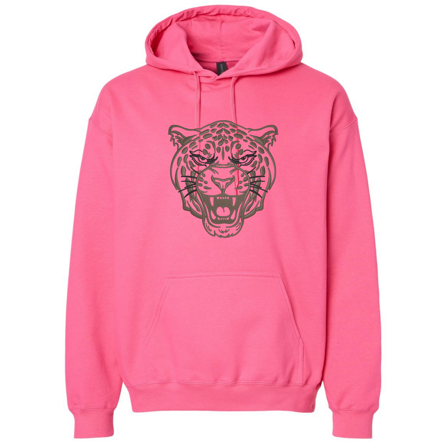 Leopard Graphic- Gildan SF000 Crew/Gildan SF500 Hoodie– Embroidery