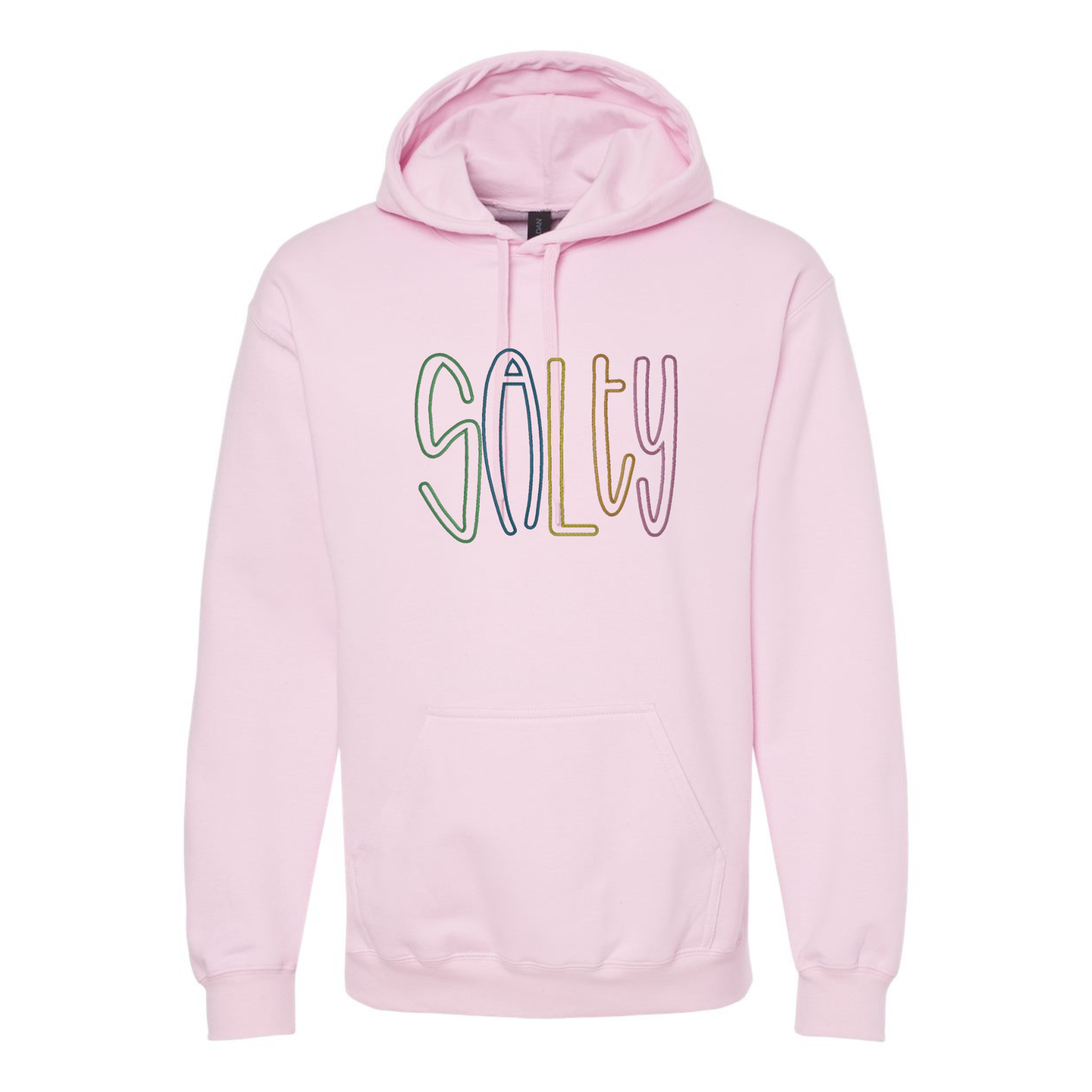 Salty/Salty Double - Gildan SF000 Crew/Gildan SF500 Hoodie– Embroidery