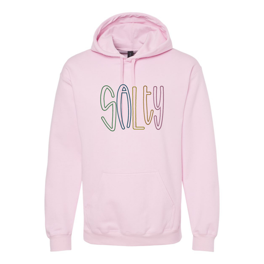 Salty/Salty Double - Gildan SF000 Crew/Gildan SF500 Hoodie– Embroidery