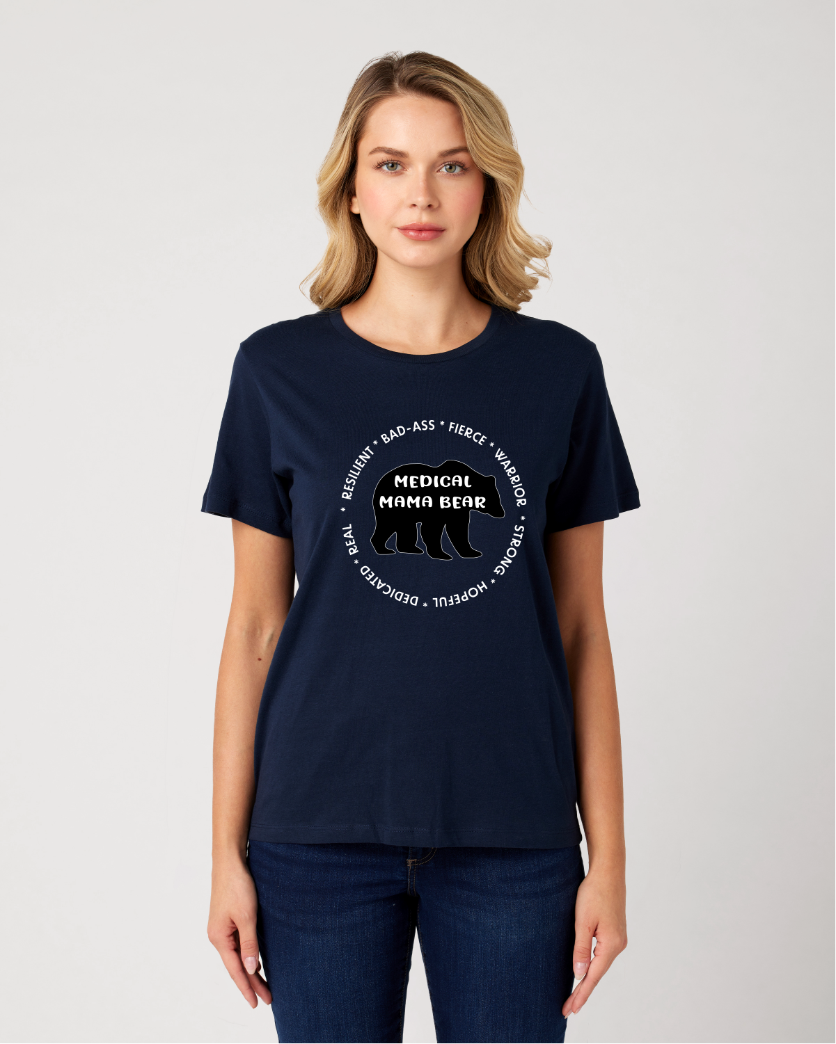Medical Mama Bear - Gildan Softstyle 64000 T-Shirt – DTF (Choose Your Color)